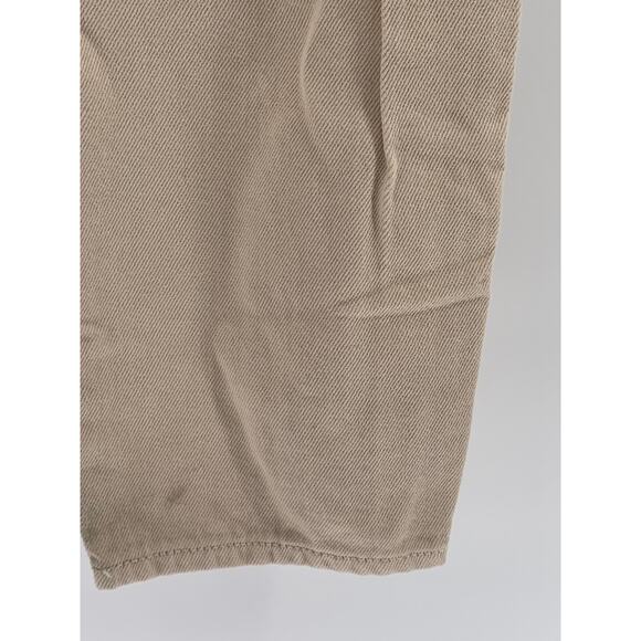 H&M Women's Tan High-Waist Twill Casual Trousers SZ 2 - Picture 7 of 11